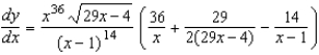 <strong>Use logarithmic differentiation to find the derivative of .</strong> A) B) C) D) E)