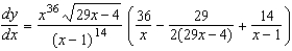 <strong>Use logarithmic differentiation to find the derivative of .</strong> A) B) C) D) E)