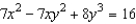 Differentiate   with respect to t (x and y are functions of t).