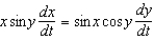 <strong>Differentiate with respect to t (x and y are functions of t).</strong> A) B) C) D) E)