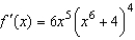 <strong>Find the derivative of the algebraic function .</strong> A) B) C) D) E)