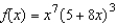 Find the derivative of the function.  