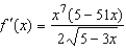 <strong>Find the derivative of the function. </strong> A) B) C) D) E)