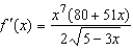 <strong>Find the derivative of the function. </strong> A) B) C) D) E)