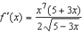 <strong>Find the derivative of the function. </strong> A) B) C) D) E)