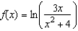 Find the derivative of the function   .
