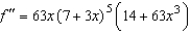 <strong>Find the second derivative of the function. </strong> A) B) C) D) E)