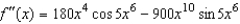 <strong>Find the second derivative of the function .</strong> A) B) C) D) E)