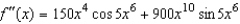 <strong>Find the second derivative of the function .</strong> A) B) C) D) E)