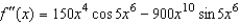 <strong>Find the second derivative of the function .</strong> A) B) C) D) E)