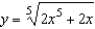 Evaluate the derivative of the function   at the point   .