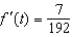 <strong>Evaluate the derivative of the function at the point .</strong> A) B) C) D) E)