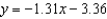 <strong>Find an equation to the tangent line to the graph of the function at the point . The coefficients below are given to two decimal places.</strong> A) B) C) D) E)