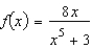 Use the Quotient Rule to differentiate the function   .