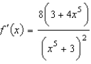 <strong>Use the Quotient Rule to differentiate the function .</strong> A) B) C) D) E)