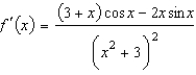 <strong>Use the Quotient Rule to differentiate the function .</strong> A) B) C) D) E)