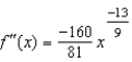 <strong>Find the second derivative of the function .</strong> A) B) C) D) E)