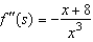 <strong>Find the second derivative of the function .</strong> A) B) C) D) E)