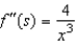 <strong>Find the second derivative of the function .</strong> A) B) C) D) E)