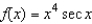 Find the second derivative of the function   .