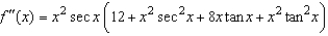 <strong>Find the second derivative of the function .</strong> A) B) C) D) E)