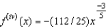 <strong>Given the derivative below find the requested higher-order derivative. .</strong> A) B) C) D) E)