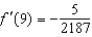 <strong>Find the slope of the graph of the function at the given value. when </strong> A) B) C) D) E)