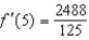 <strong>Find the slope of the graph of the function at the given value. when </strong> A) B) C) D) E)