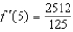 <strong>Find the slope of the graph of the function at the given value. when </strong> A) B) C) D) E)
