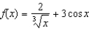 Find the derivative of the function   .
