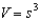 The volume of a cube with sides of length s is given by   . Find the rate of change of volume with respect to   when   centimeters.