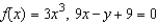 Find an equation of the line that is tangent to the graph of and parallel to the given line.
