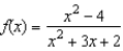 Find the vertical asymptotes (if any) of the function   .