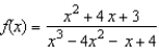 Find all vertical asymptotes (if any) of the function   .