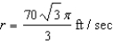 <strong>A petrol car is parked feet from a long warehouse (see figure). The revolving light on top of the car turns at a rate of revolution per second. The rate at which the light beam moves along the wall is . Find the rate when is . </strong> A) B) C) D) E)