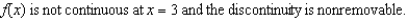 <strong>Find the x-values (if any) at which is not continuous.</strong> A) B) C) D) E)