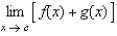 <strong>Suppose that and . Find the following limit. </strong> A) B) -10 C) -3 D) -23 E)