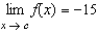 Suppose that   and   . Find the following limit.  