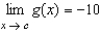 Suppose that   and   . Find the following limit.  