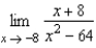 Find the limit (if it exists).  