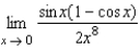 Determine the limit (if it exists).  