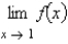 Let   Determine the following limit. (Hint: Use the graph to calculate the limit.)    