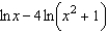 Write the following expression as a logarithm of a single quantity.  