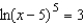 Solve the following equation for   .  