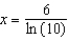 <strong>Solve the following equation for . </strong> A) B) C) D) E)