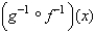 Use the functions   to find the function   .