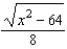<strong>Write the following expression in algebraic form. </strong> A) B) C) D) E)