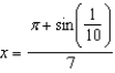 <strong>Solve the following equation for . </strong> A) B) C) D) E)