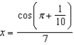 <strong>Solve the following equation for . </strong> A) B) C) D) E)
