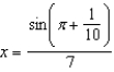 <strong>Solve the following equation for . </strong> A) B) C) D) E)